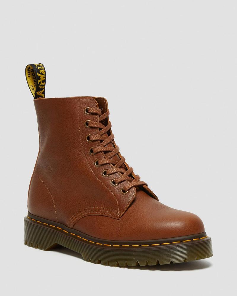 Dr Martens 1460 Pascal Bex Læder Snørestøvler Dame Brune | DK 176LIS